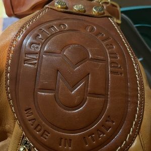 Designer leather bag from Italy